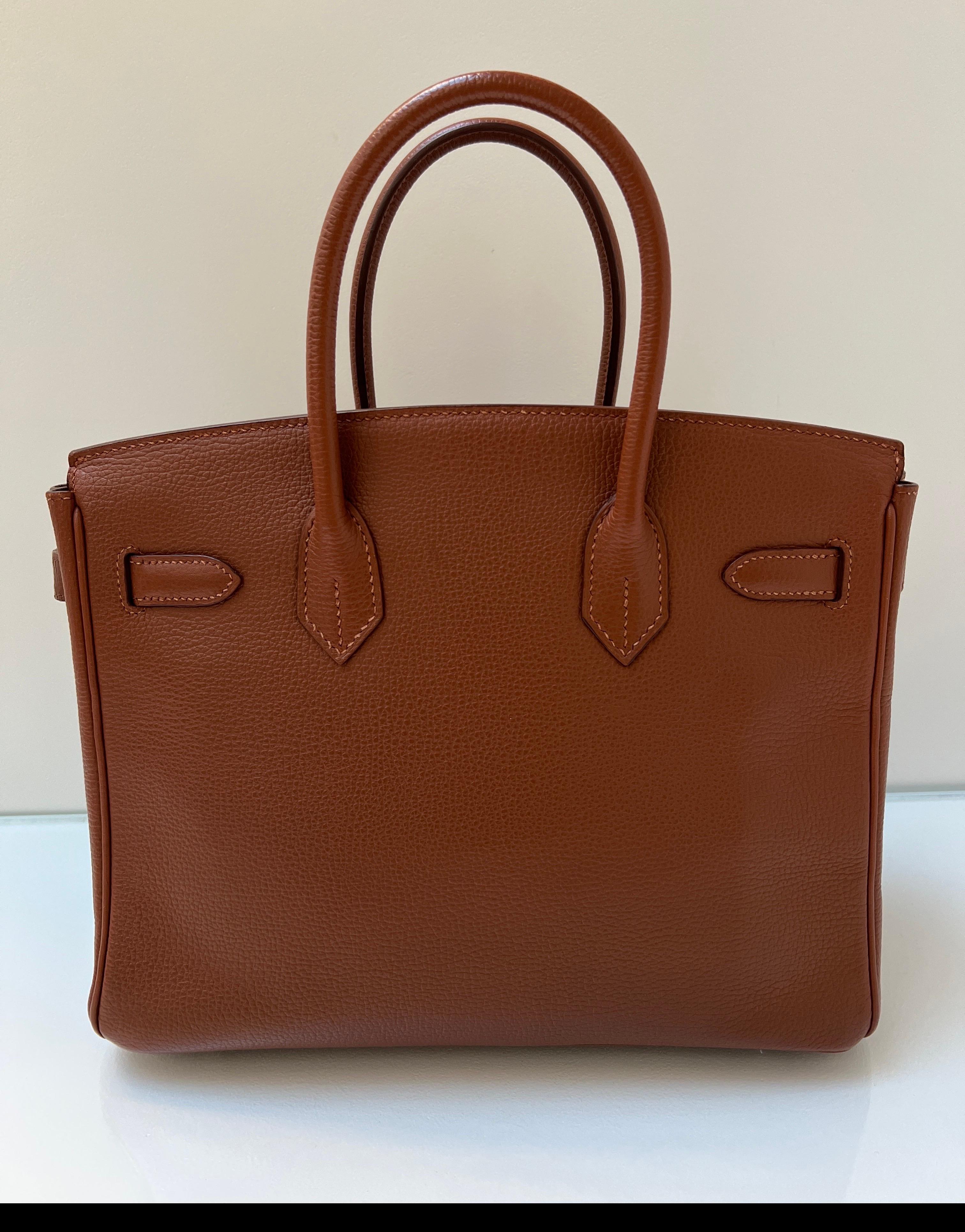 Hermes Noisette Birkin 30 Bag 1