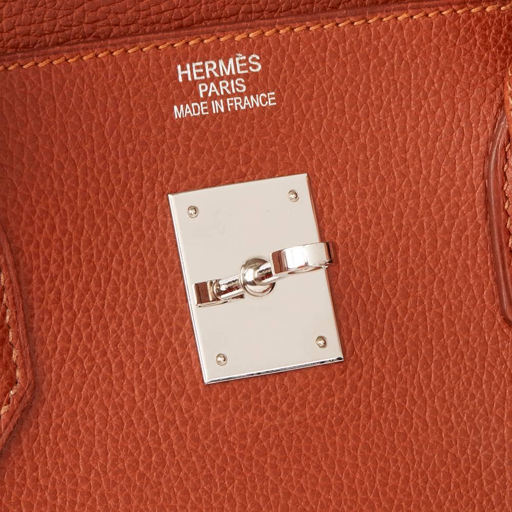 Hermes Noisette Vache Liegee Leather Birkin 40cm  In Good Condition In Bishop's Stortford, Hertfordshire