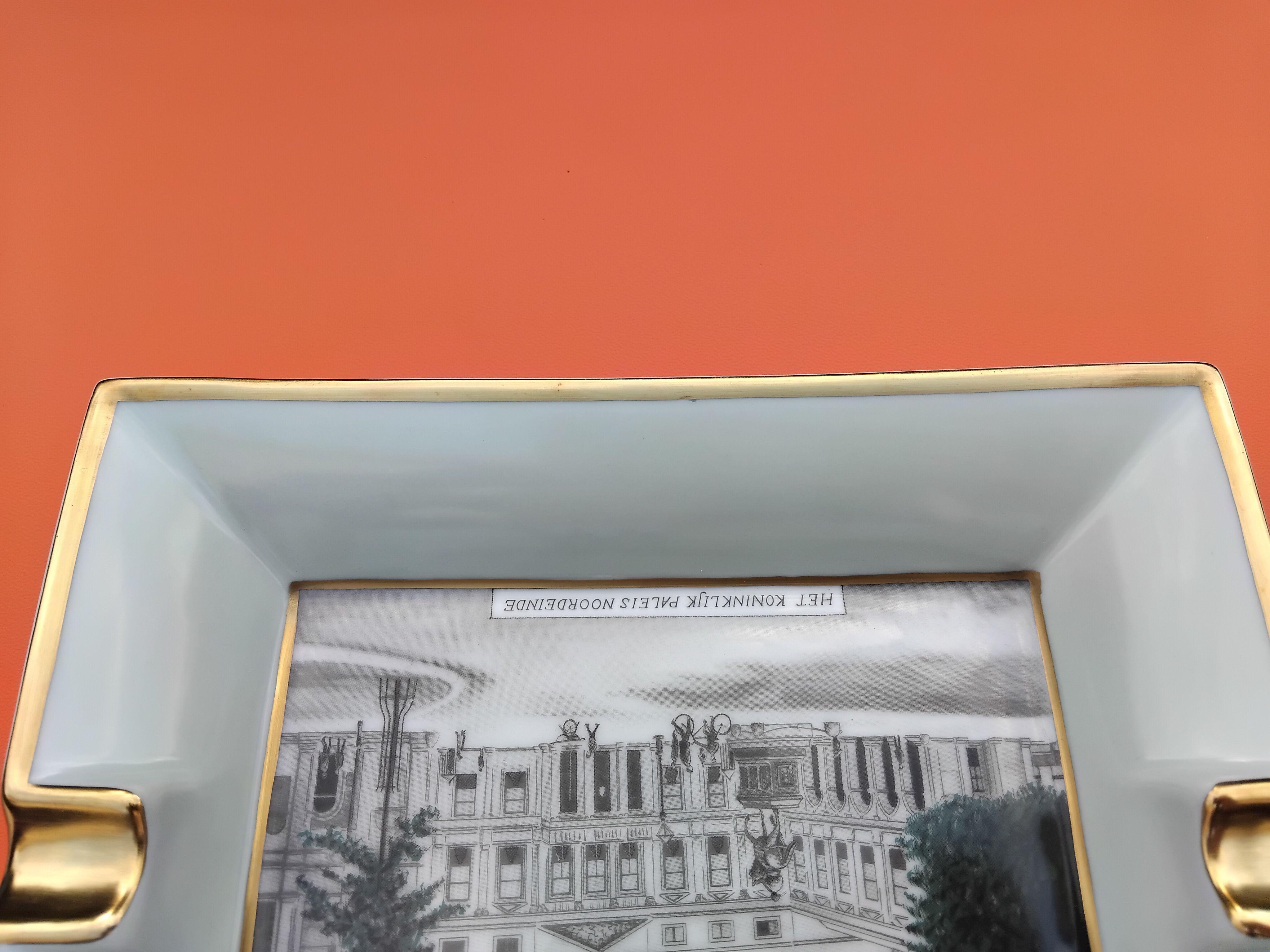 Hermès Noordeinde Paleis Royal Palace Cendrier Porcelaine Or The Netherlands en vente 5