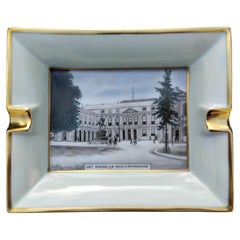 Hermès Noordeinde Paleis Royal Palace Ashtray Porcelain Gold The Netherlands