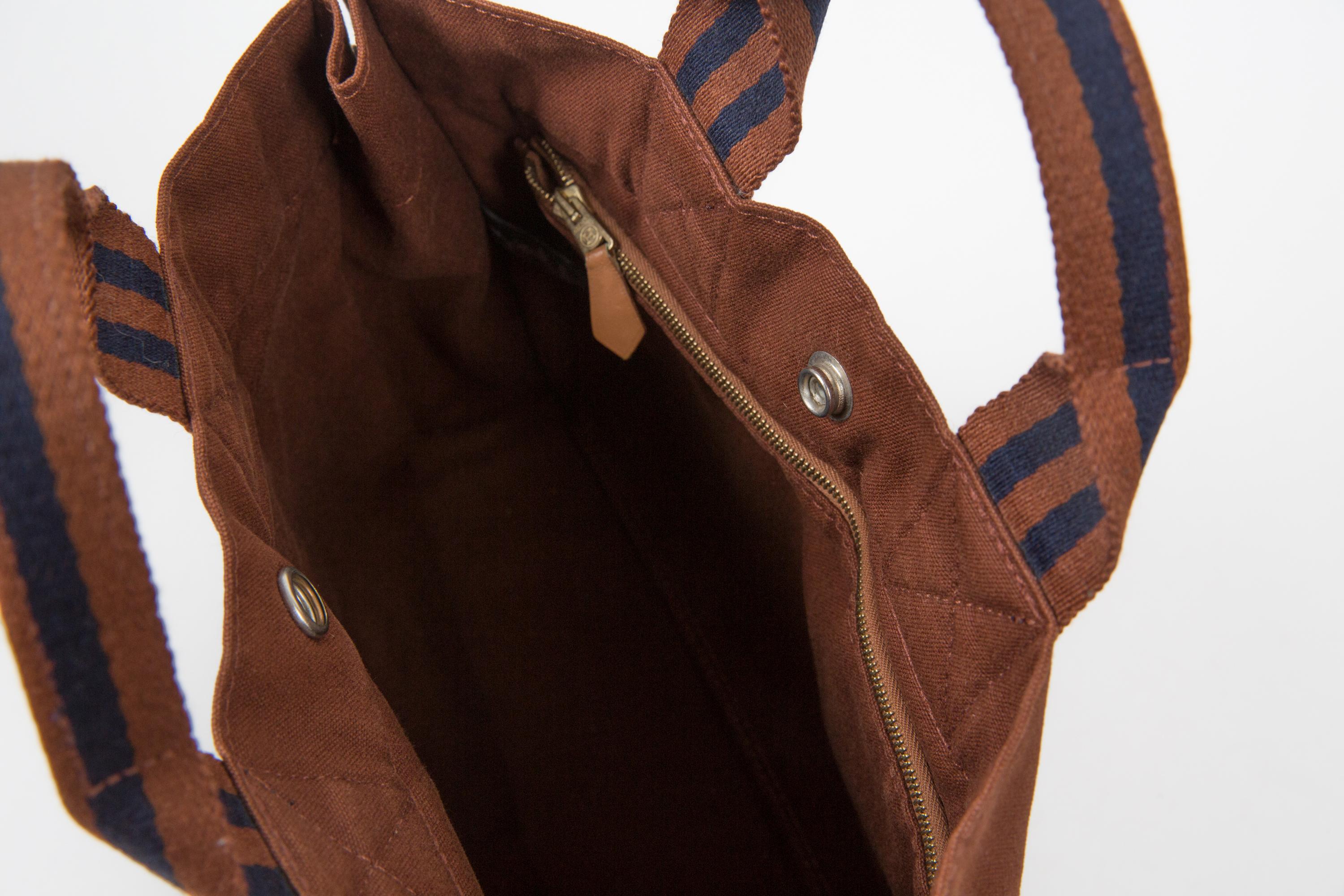 Hermes Nut Cotton Toto PM Tote Bag 2