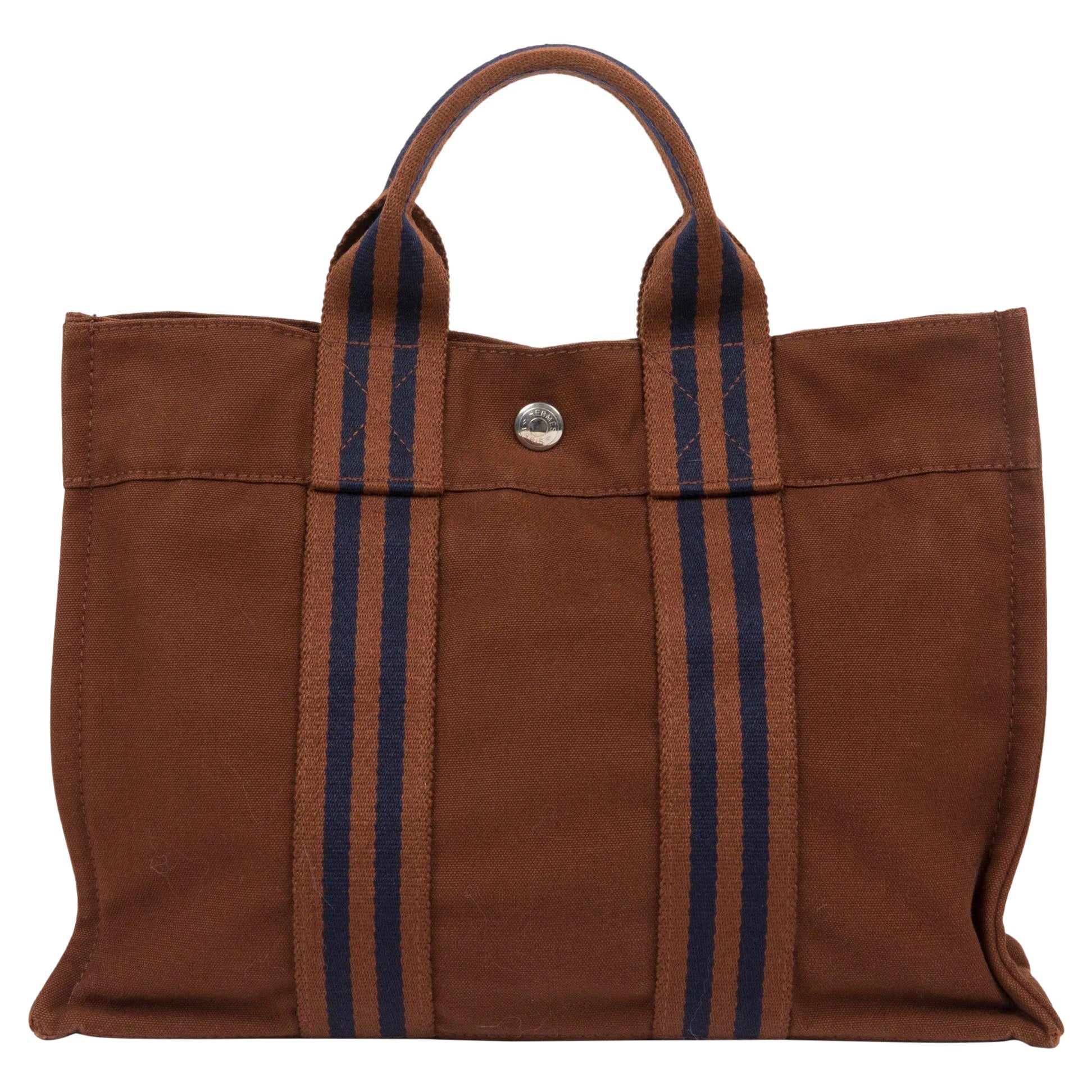 Sac à main Hermes Nut Cotton Toto PM en vente
