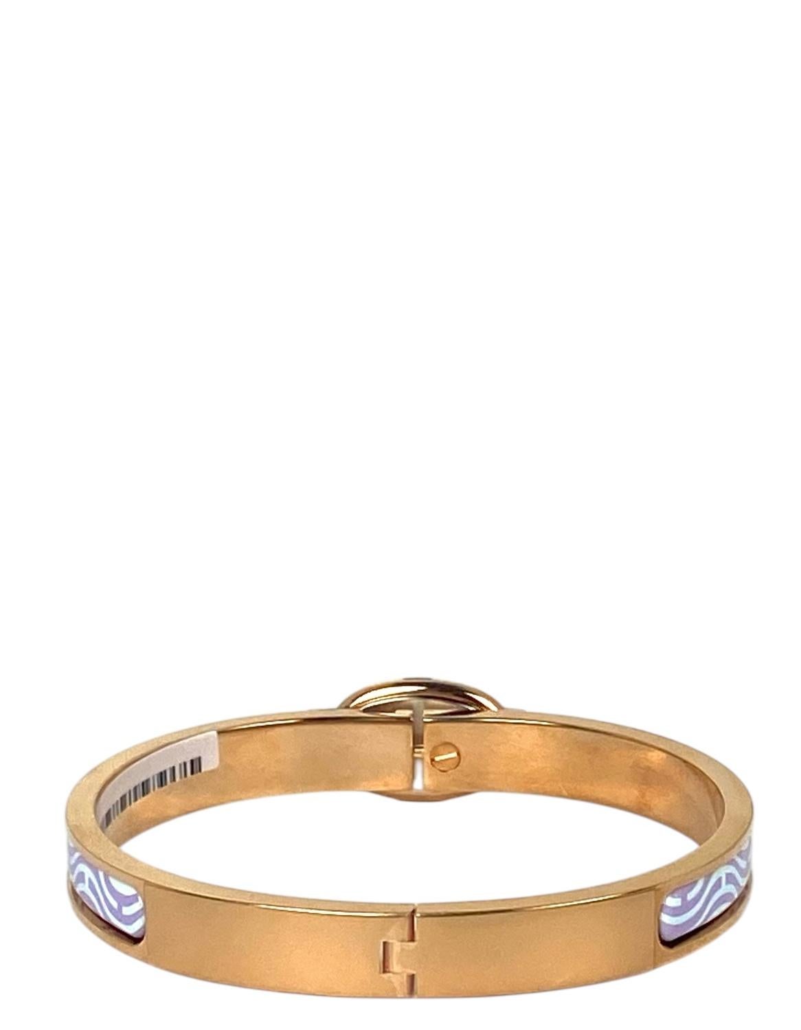 Hermes NWT Mini Clic Chaine d' Ancre Ghost Bracelet GM Pour femmes en vente