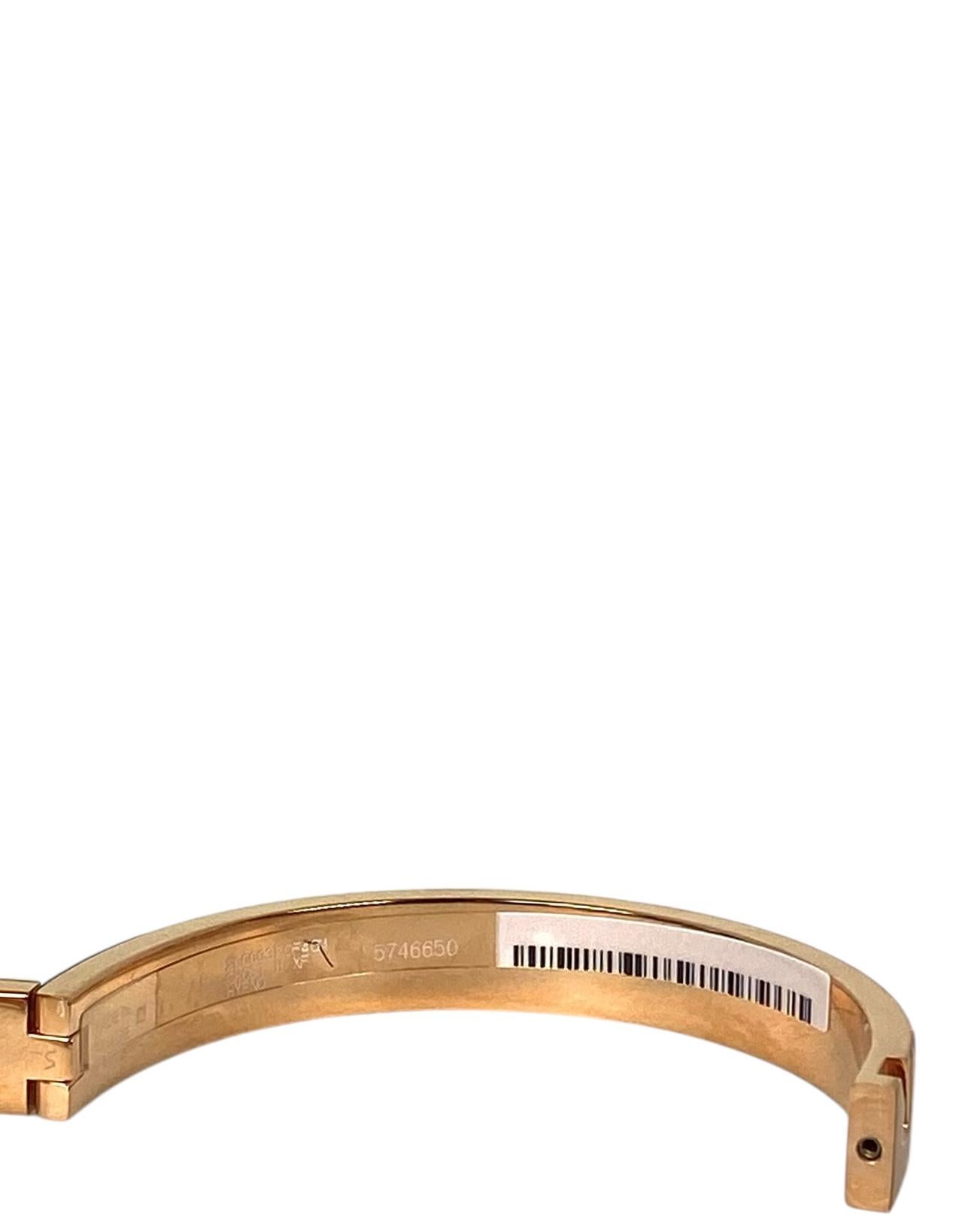 Hermes NWT Mini Clic Chaine d' Ancre Ghost Bracelet GM en vente 3