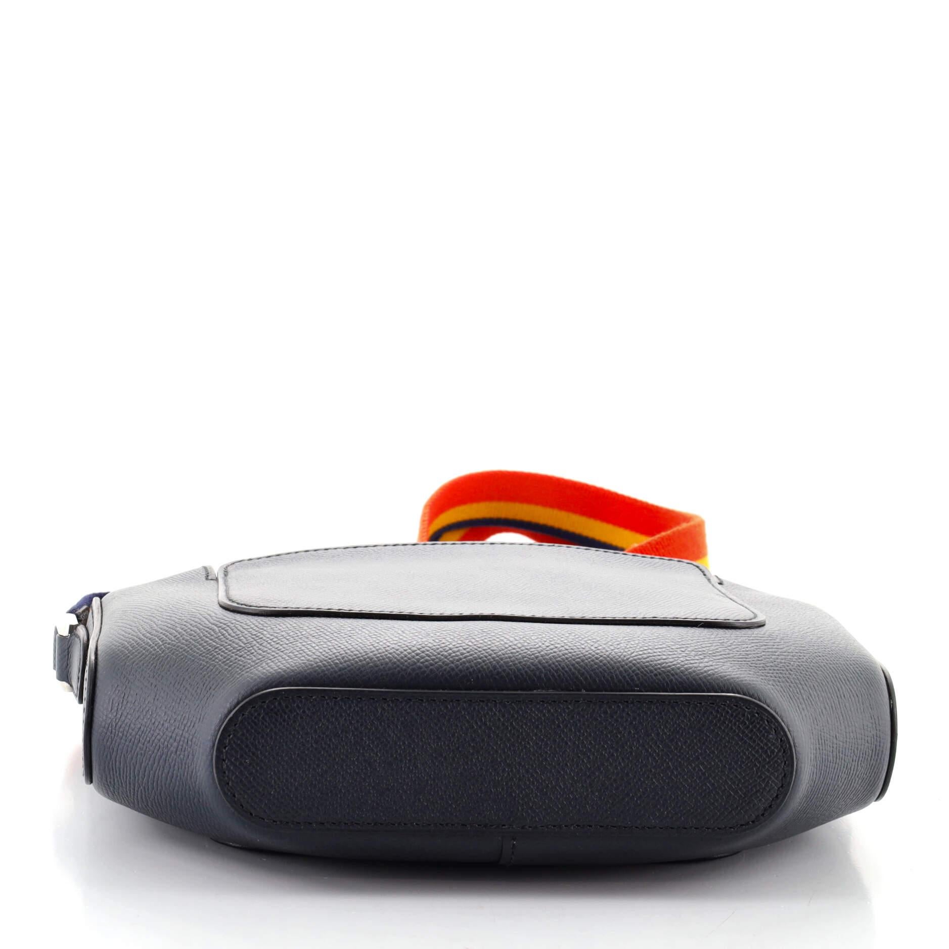 Achteckige Tasche von Hermès Epsom 23 im Zustand „Gut“ in NY, NY