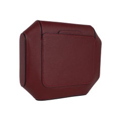 Hermes Octogone Pochette Clutch Bag Rouge H Epsom Leather