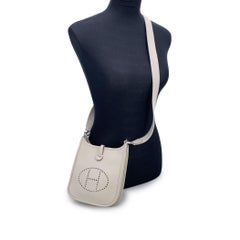 Hermes Off White Mini Evelyne 16 Amazone Shoulder Crossbody Bag