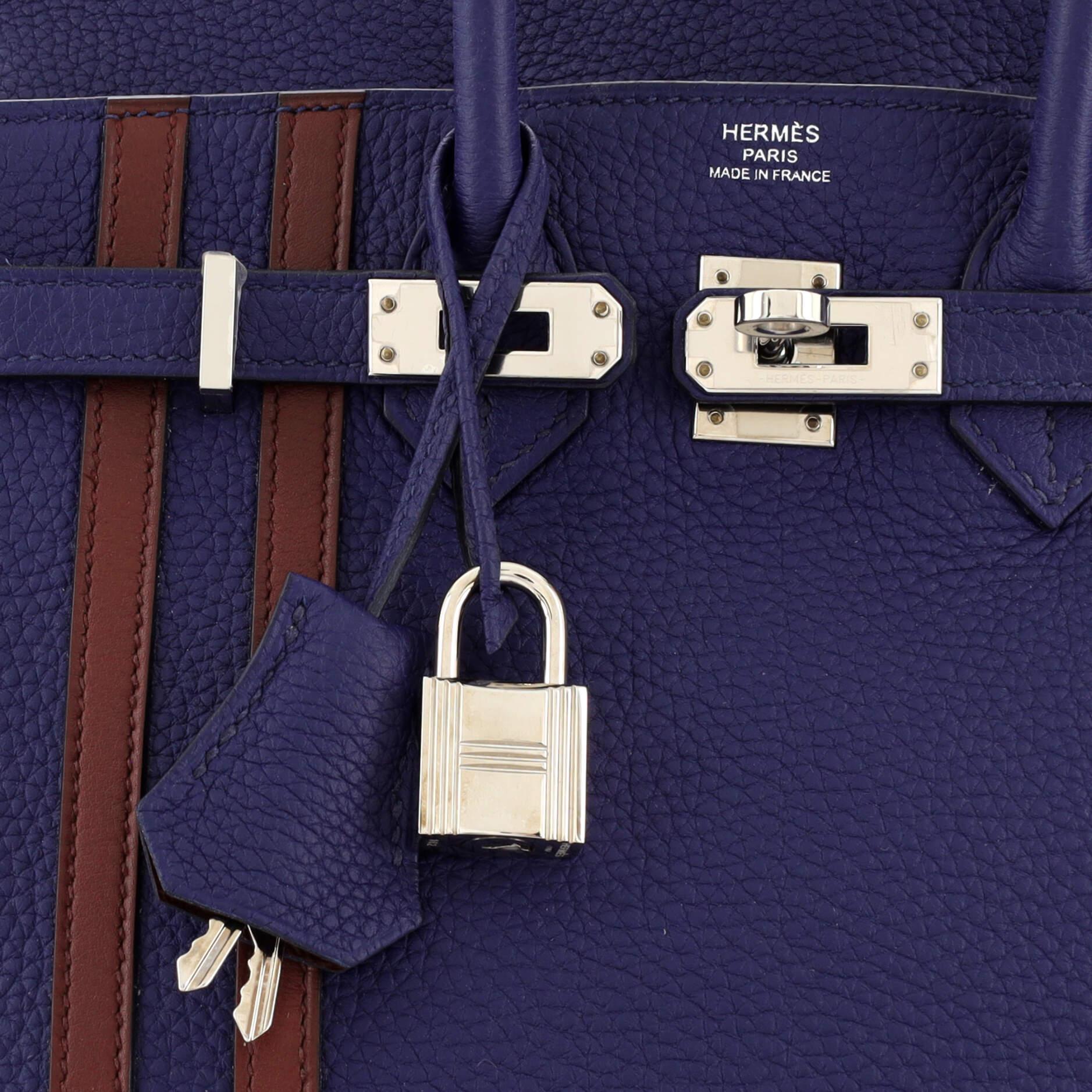Hermes Officier Birkin Bag Limited Edition Togo with Swift 25 3