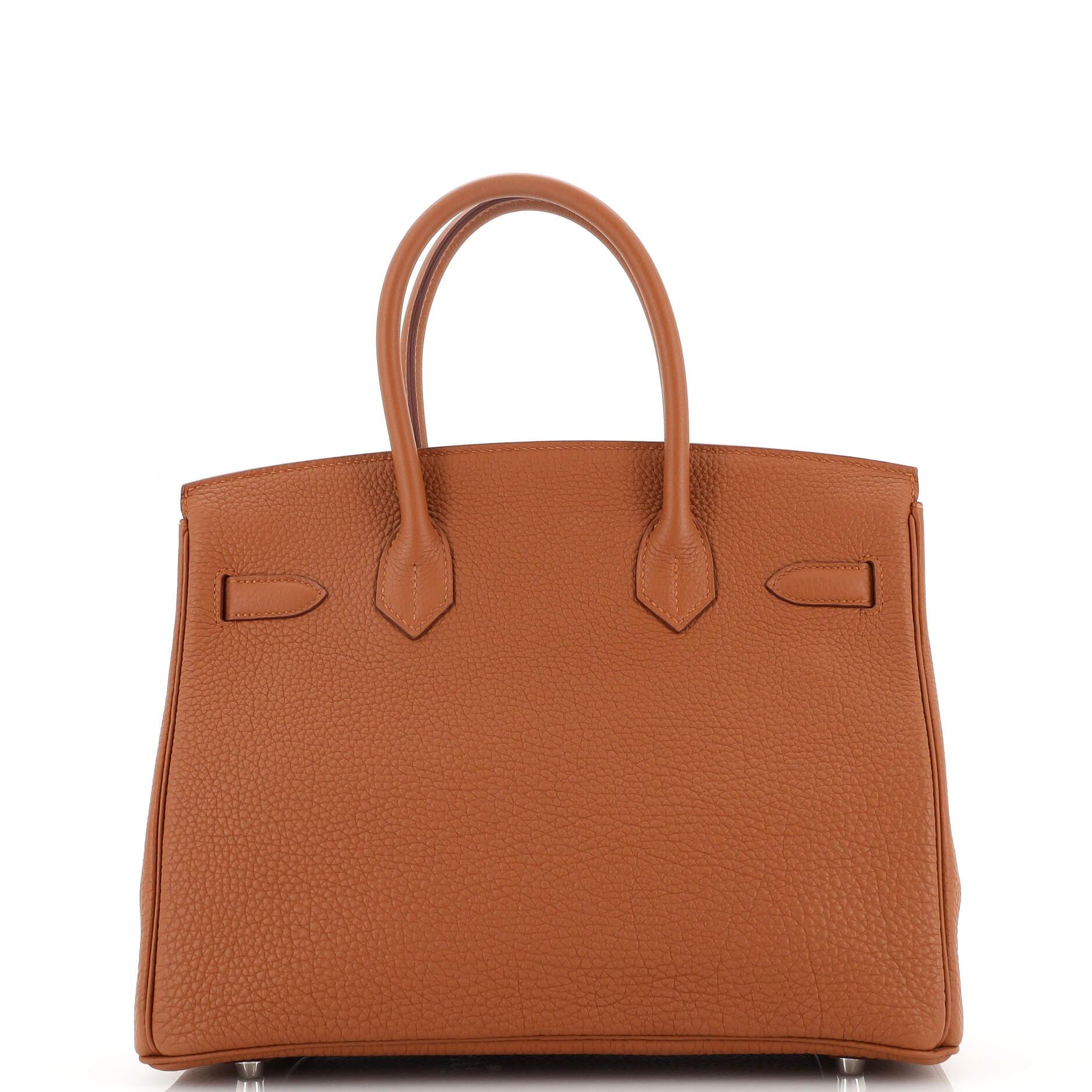 Women's Hermes Officier Birkin Bag Limited Edition Togo with Swift 30