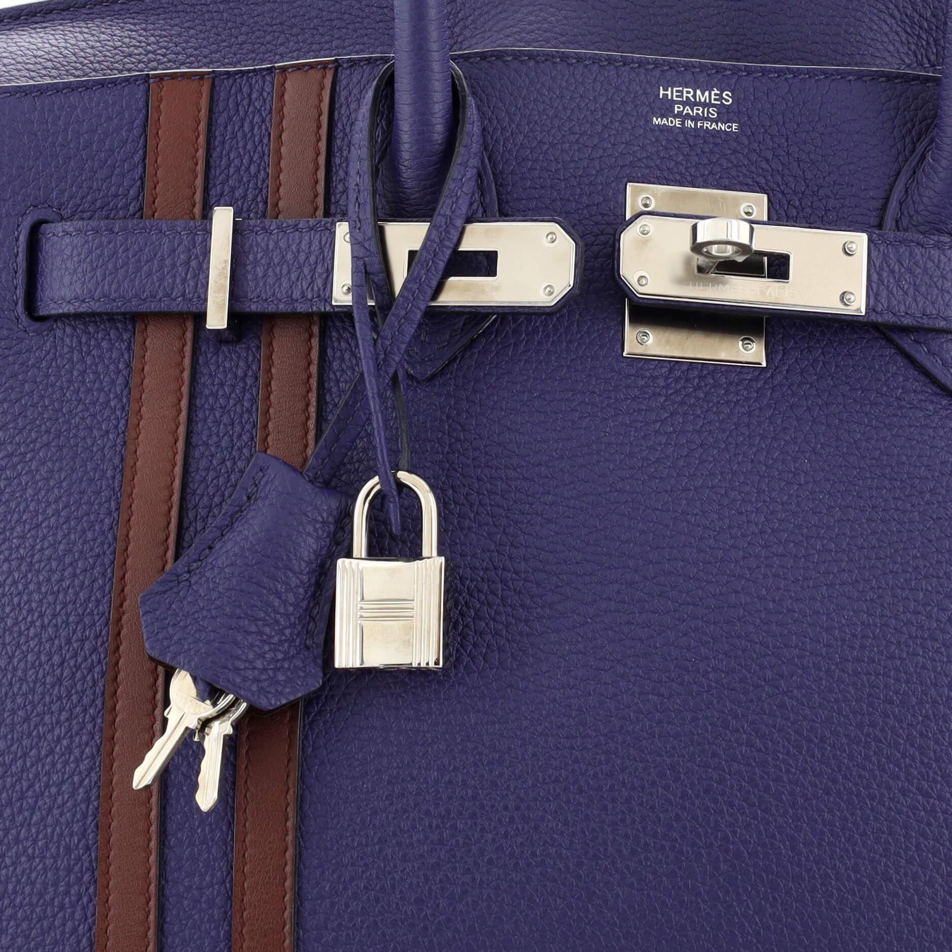Hermes Officier Birkin Bag Limited Edition Togo with Swift 30 3