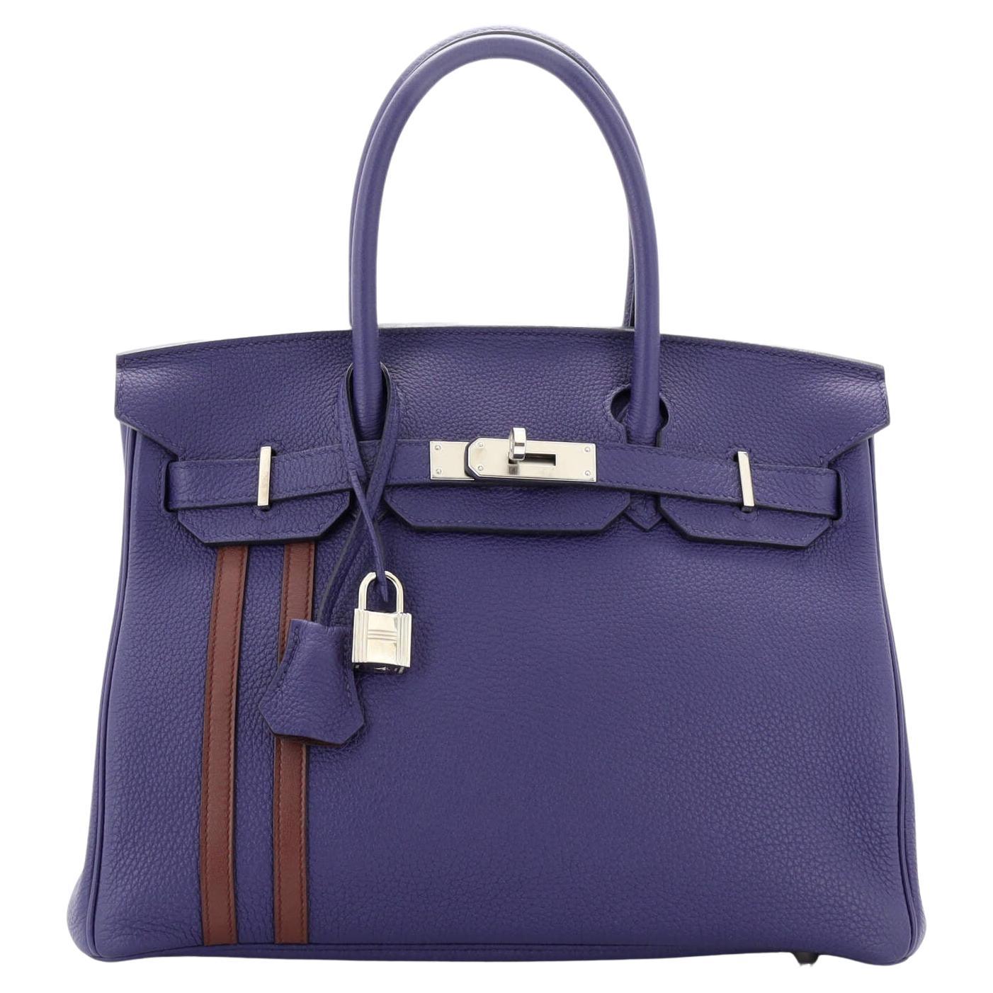 Hermes Officier Birkin Bag Limited Edition Togo with Swift 30