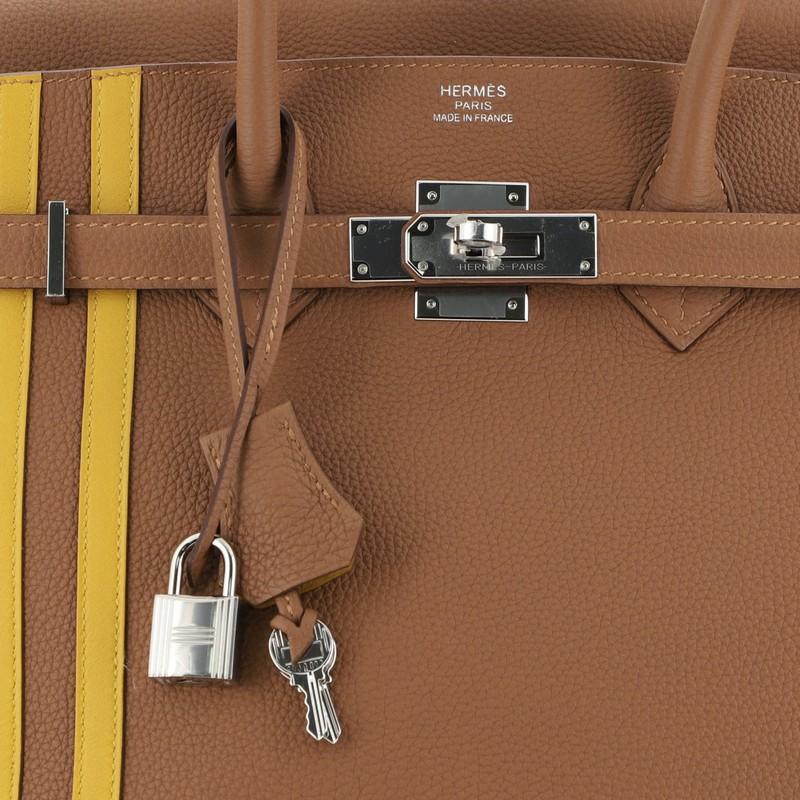 Hermes Officier Birkin Handbag Limited Edition Togo with Swift 35 1