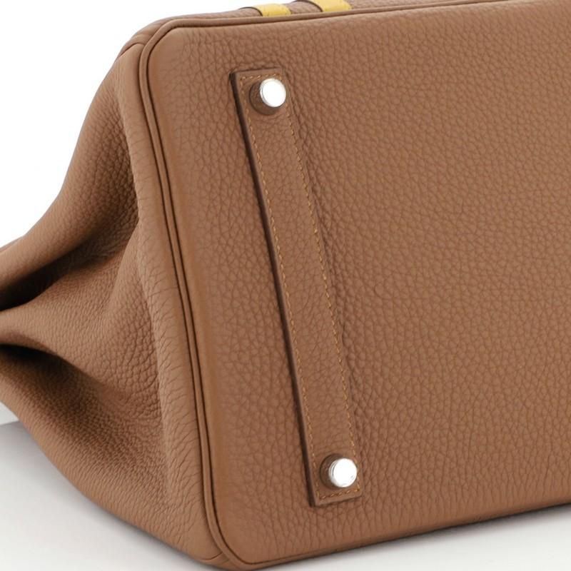 Hermes Officier Birkin Handbag Limited Edition Togo with Swift 35 2