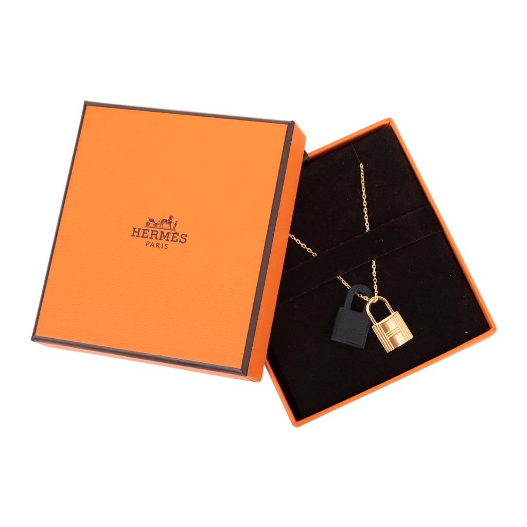 Hermes O'Kelly Pendant Necklace Small Model New w/ Box at 1stDibs