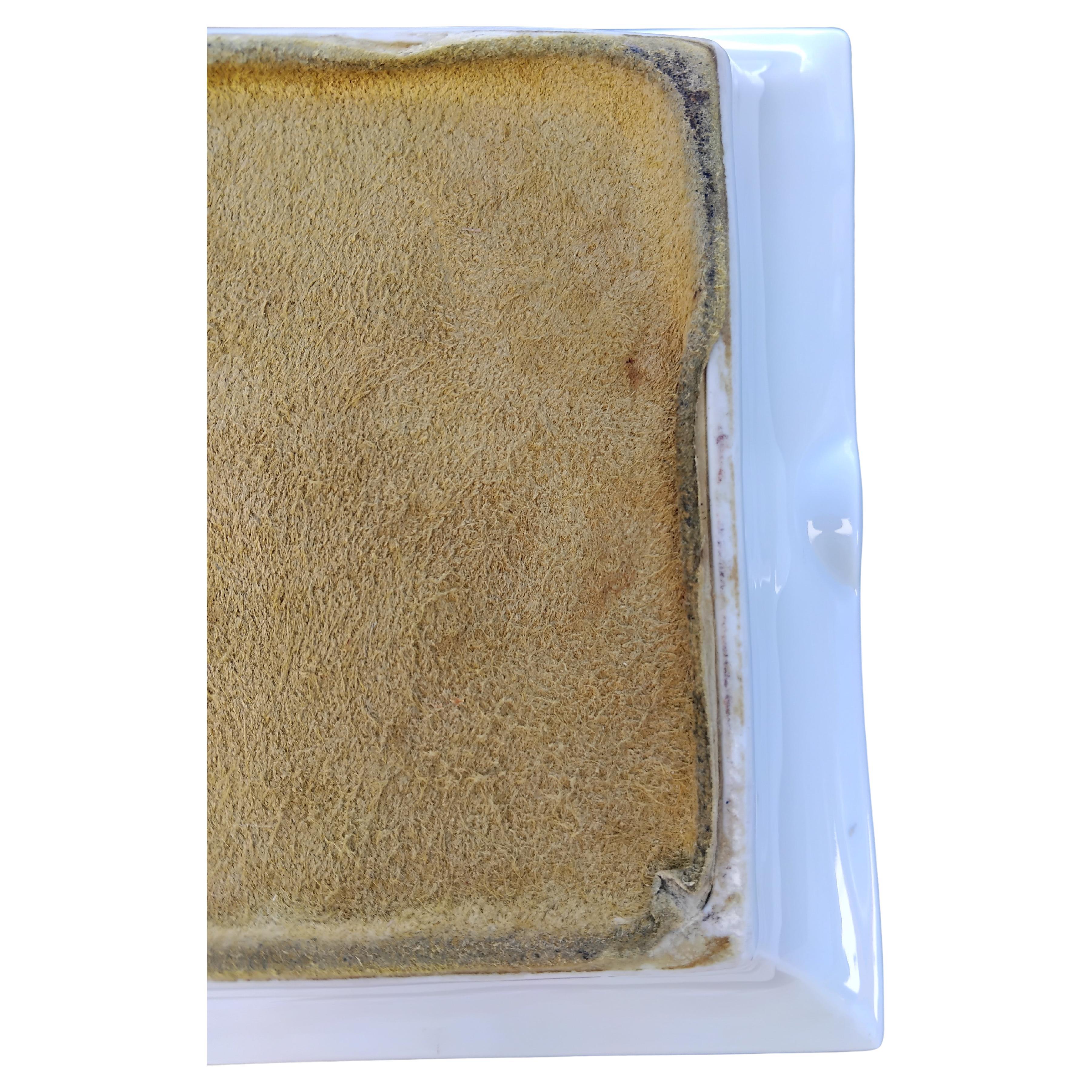 Hermès Old Car Cigar Ashtray Change Tray Porcelain Gold en vente 3