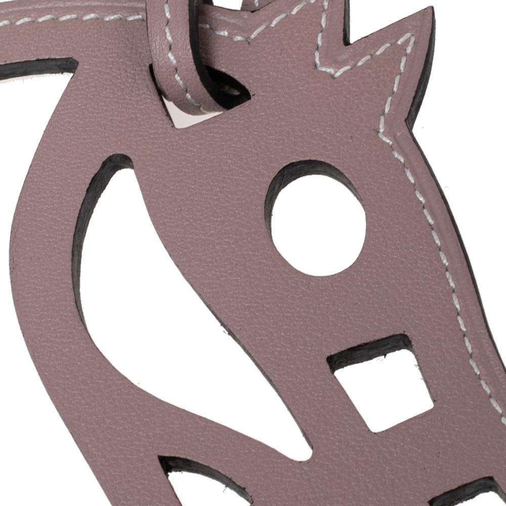 leather horse bag charm