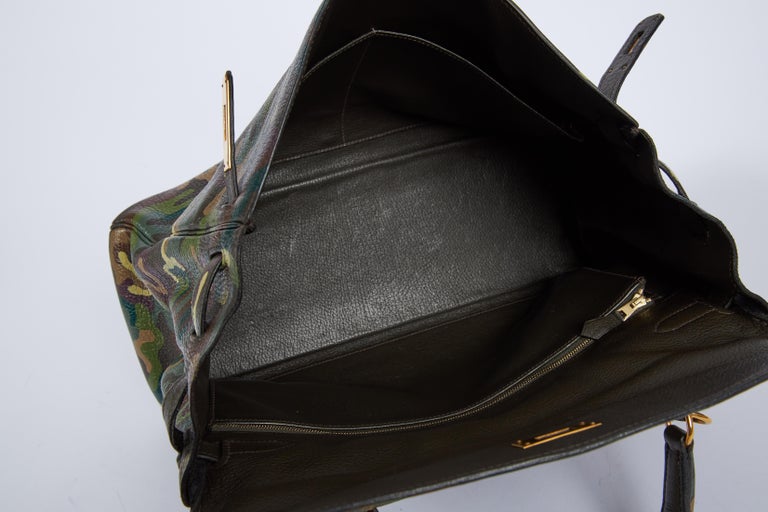 Hermes Olive Green Camouflage Kelly 35 at 1stDibs camo birkin bag