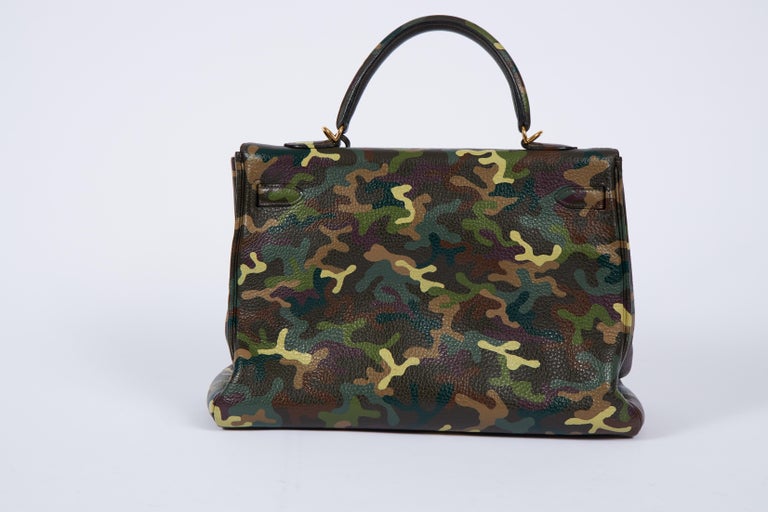 Hermes Olive Green Camouflage Kelly 35 at 1stDibs camo birkin bag