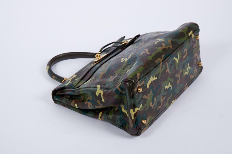 Hermes Olive Green Camouflage Kelly 35 at 1stDibs camo birkin bag