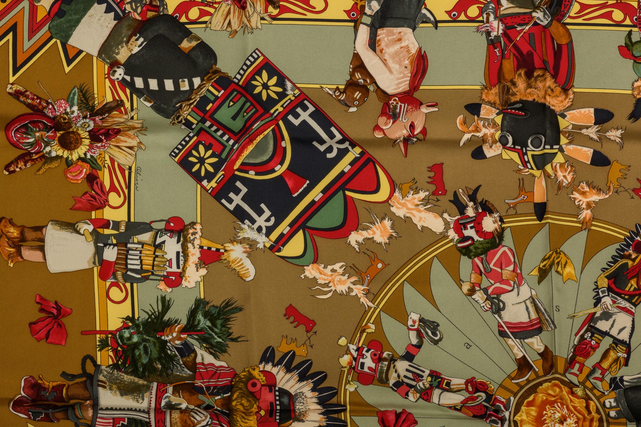 Hermes silk twill Kermit Oliver designer 