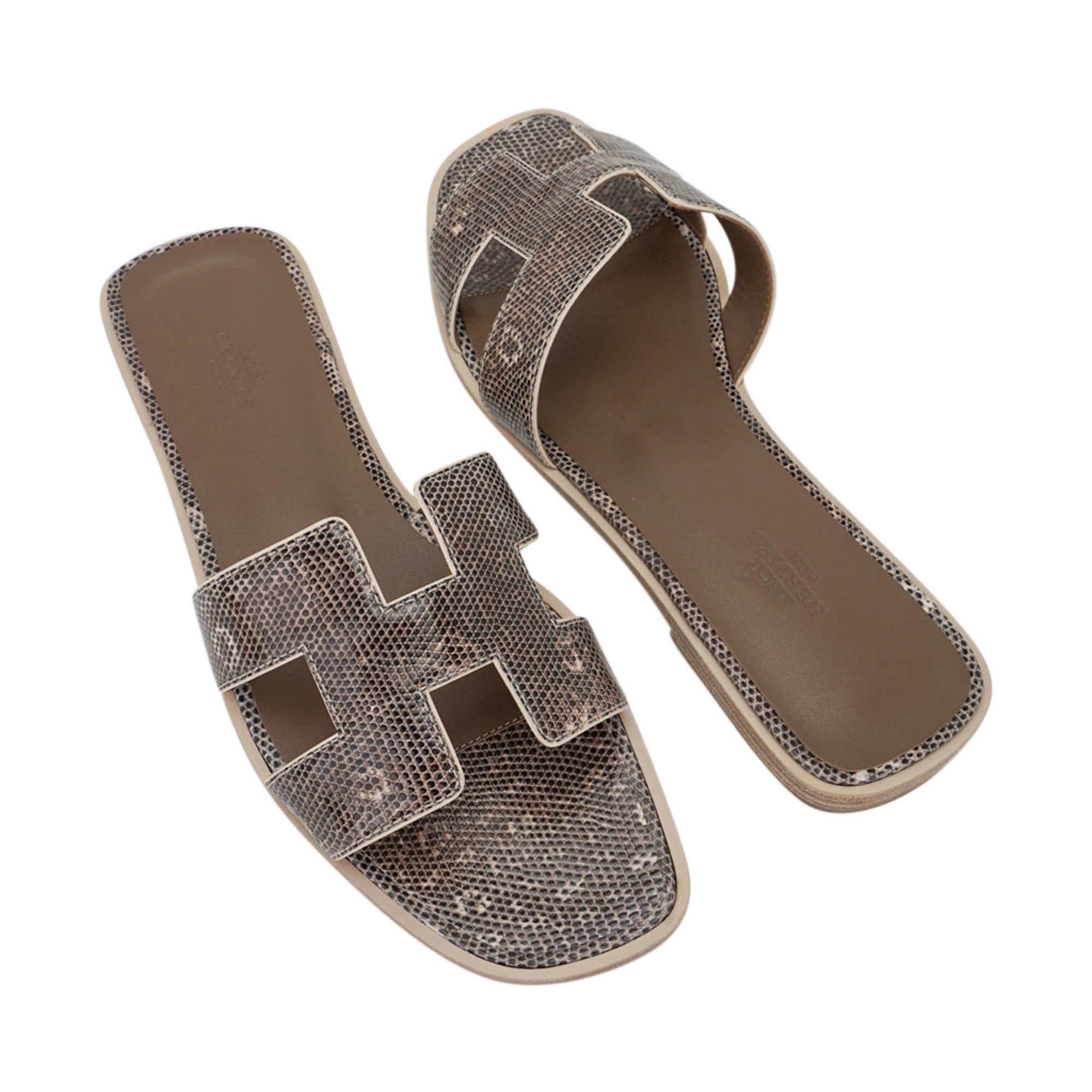 lizard oran sandals