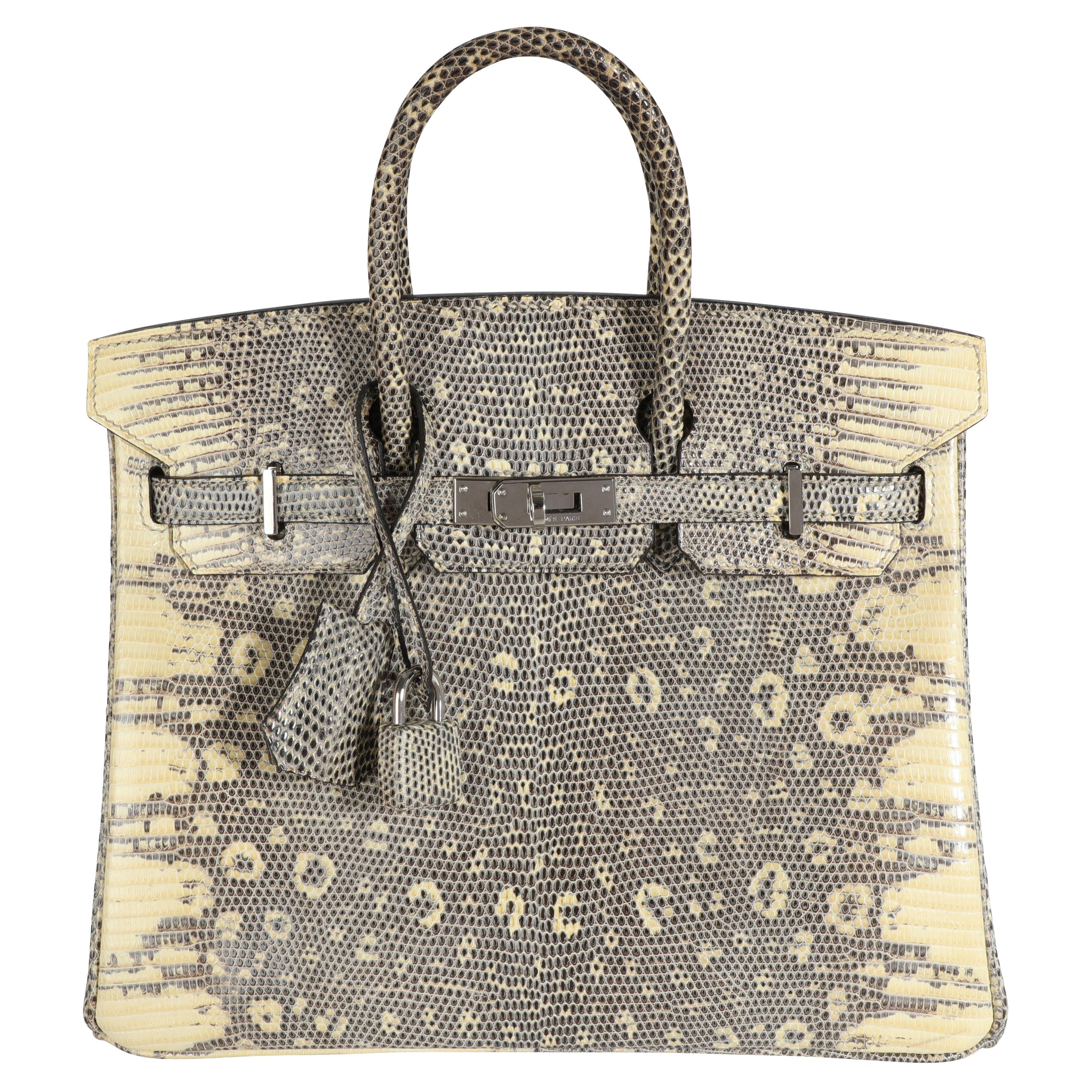 Hermes Clemence Leather Etoupe Birkin 35 PHW at 1stDibs