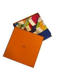 Hermes On a Summer Day Silk Scarf -Nigel Peake. With tags.