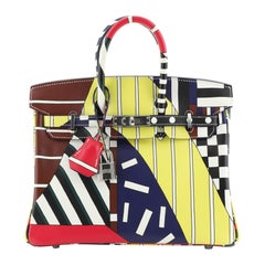 Hermes One Two Three and Away We Go Birkin Bag Limited Edition Printed Swift 25