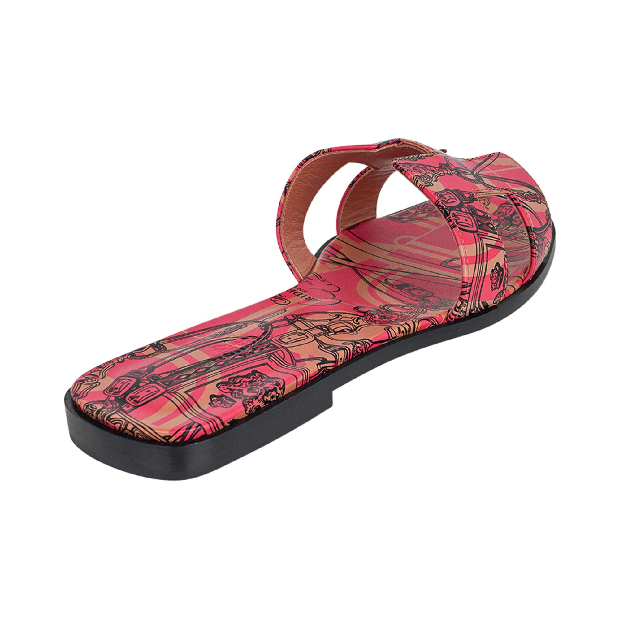 Sandales plates Oran Brides de Gala en Desordre Hermès, édition limitée, 40 / 10 Pour femmes en vente