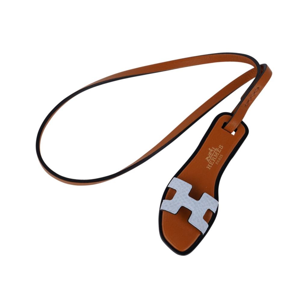 hermes sandal keychain