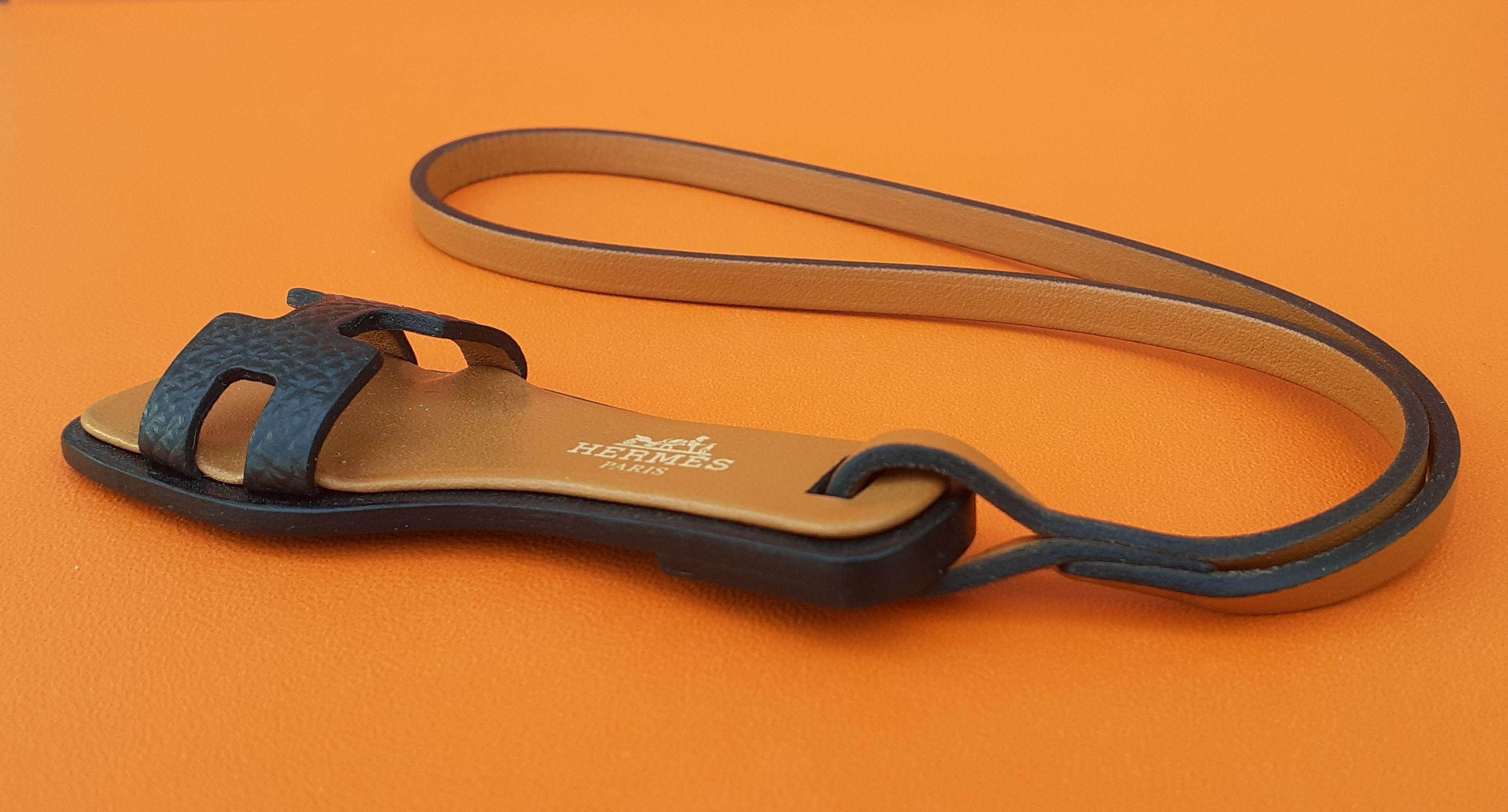 De las mujeres Bolso Hermès Oran Nano Encanto Grigri Piel Negro en venta
