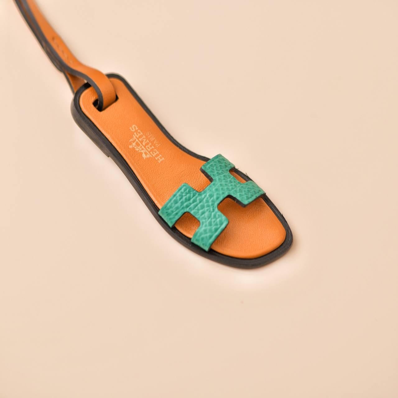 Hermès Oran Nano Leather Bag Charm For Sale 1