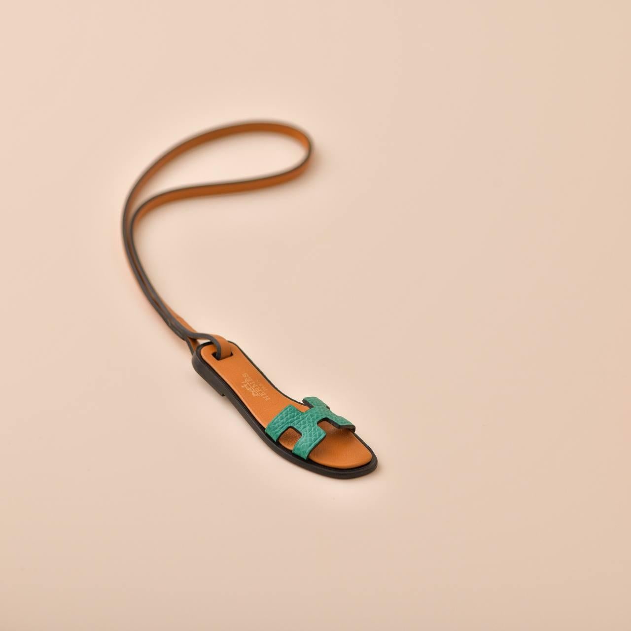 Hermès Oran Nano Leather Bag Charm For Sale 4