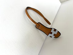 Hermes Oran Nano Sandal Shoe Charm Brume Epsom New PM