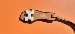 Hermès Oran Nano Sandal Shoe Leather Bag Charm White Nata