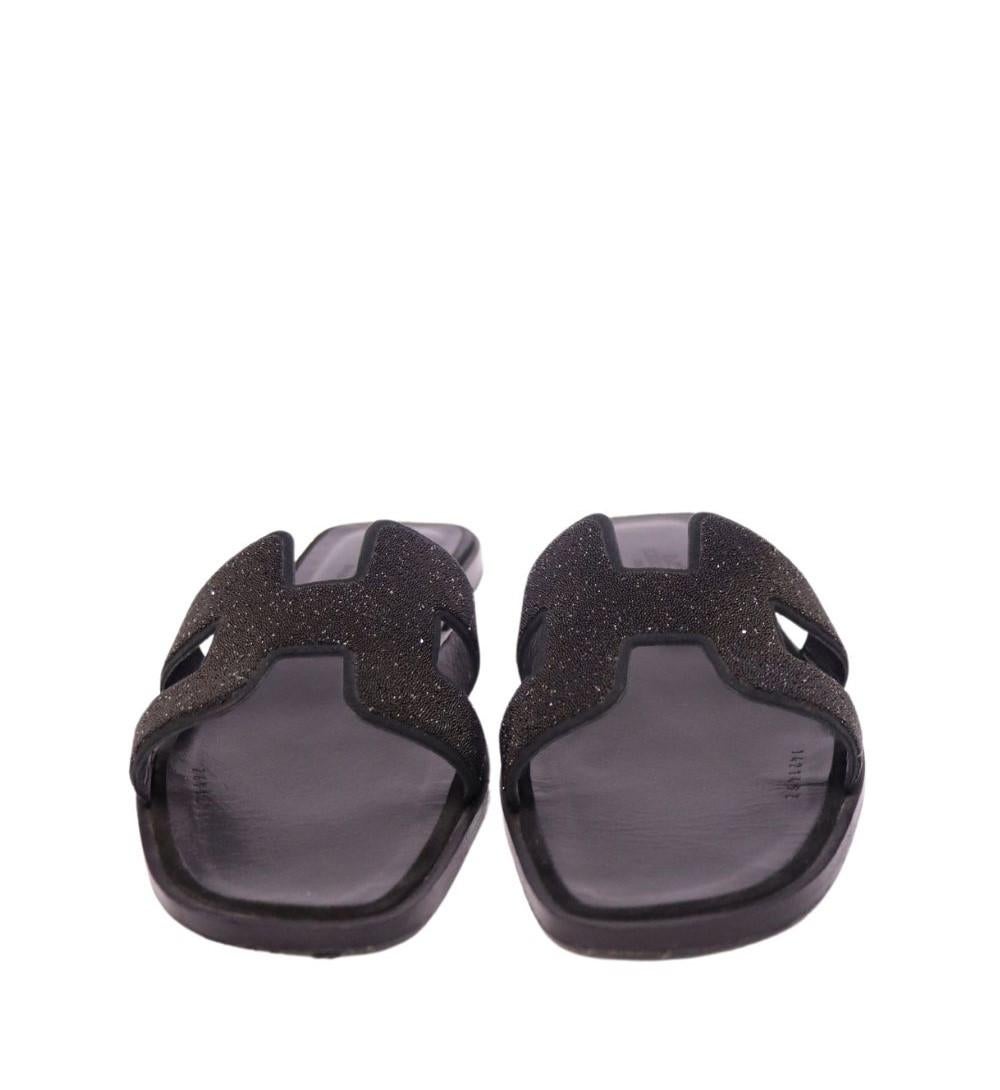 Hermes  Oran Sandals Size EU 38.5 For Sale 1