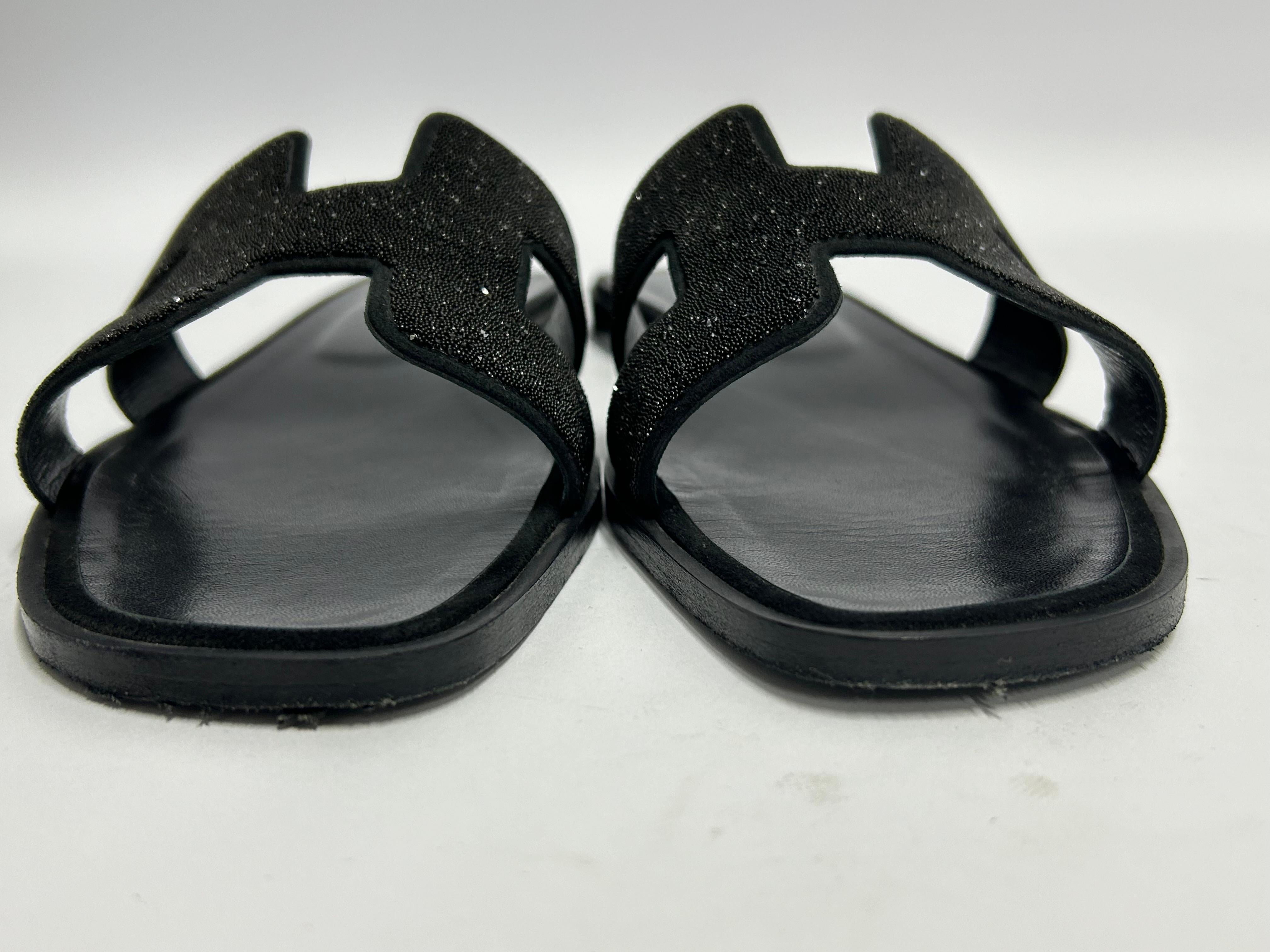 Hermes  Oran Sandals Size EU 38.5 For Sale 2