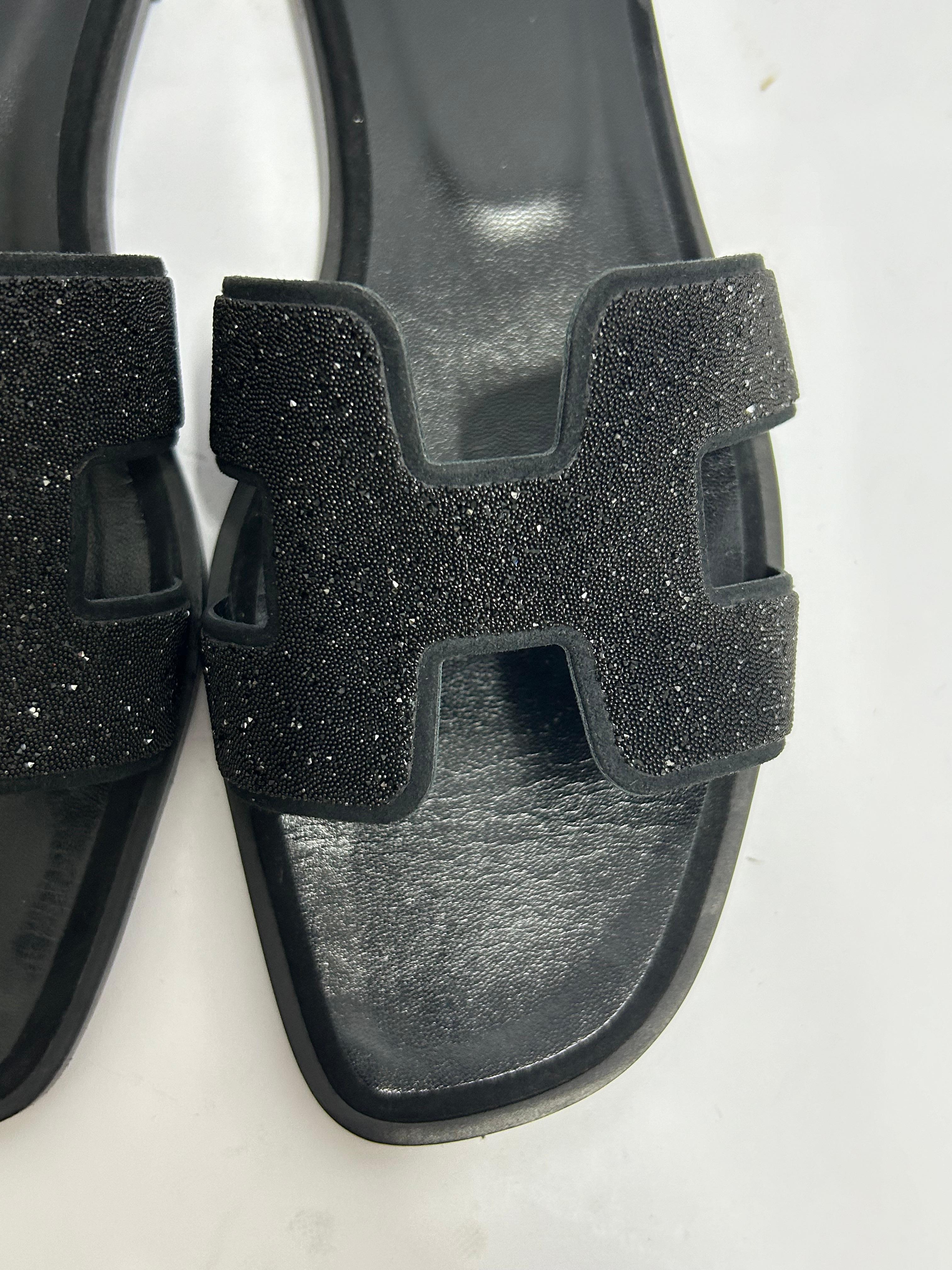 Hermes  Oran Sandals Size EU 38.5 For Sale 3