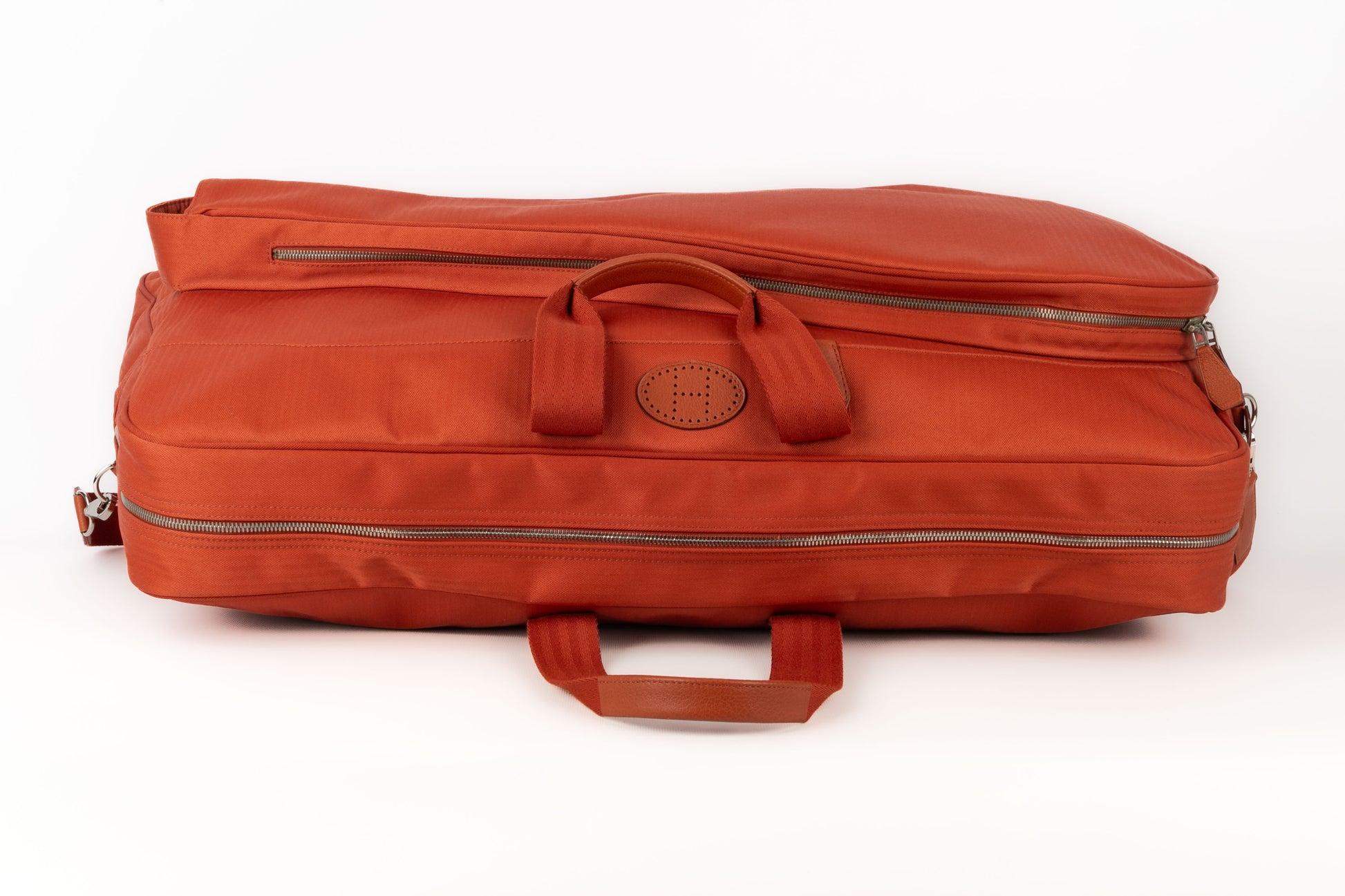 Hermès Orange Canvas 'Tennis' Bag 5