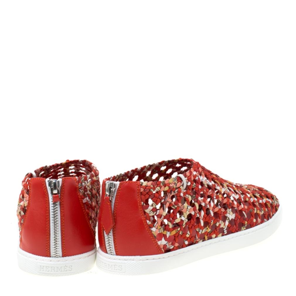 braided sneakers