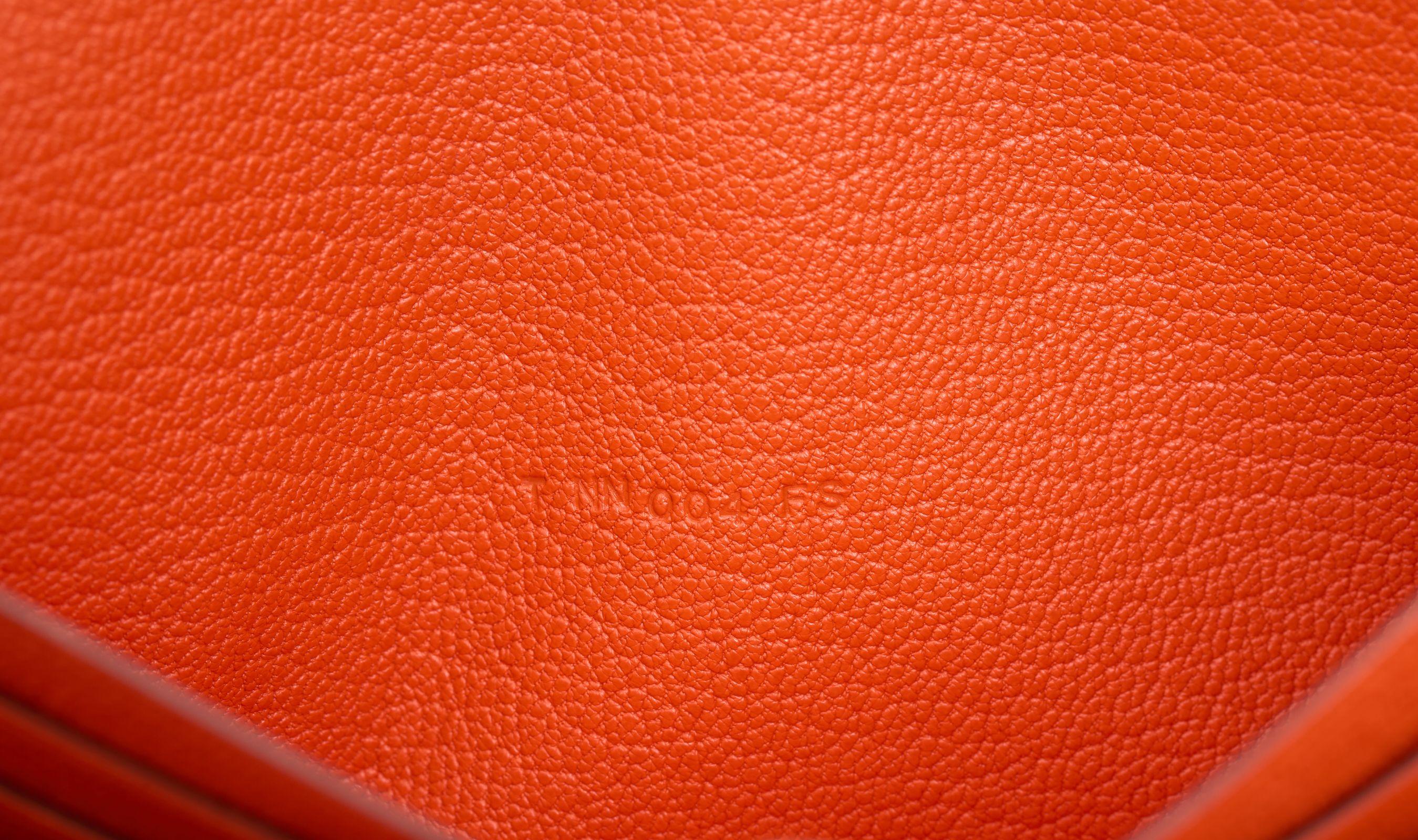 Hermès Orange Chevre Azap Leather Wallet 3