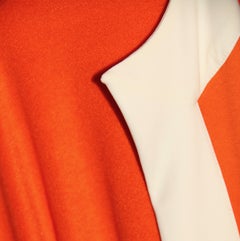 HERMES Orange cotton and silk Bathrobe - New