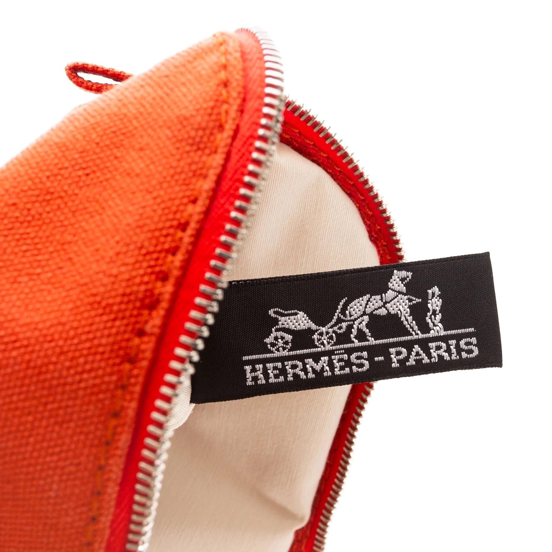 Hermès Orange Cotton Mini Bolide Case 5