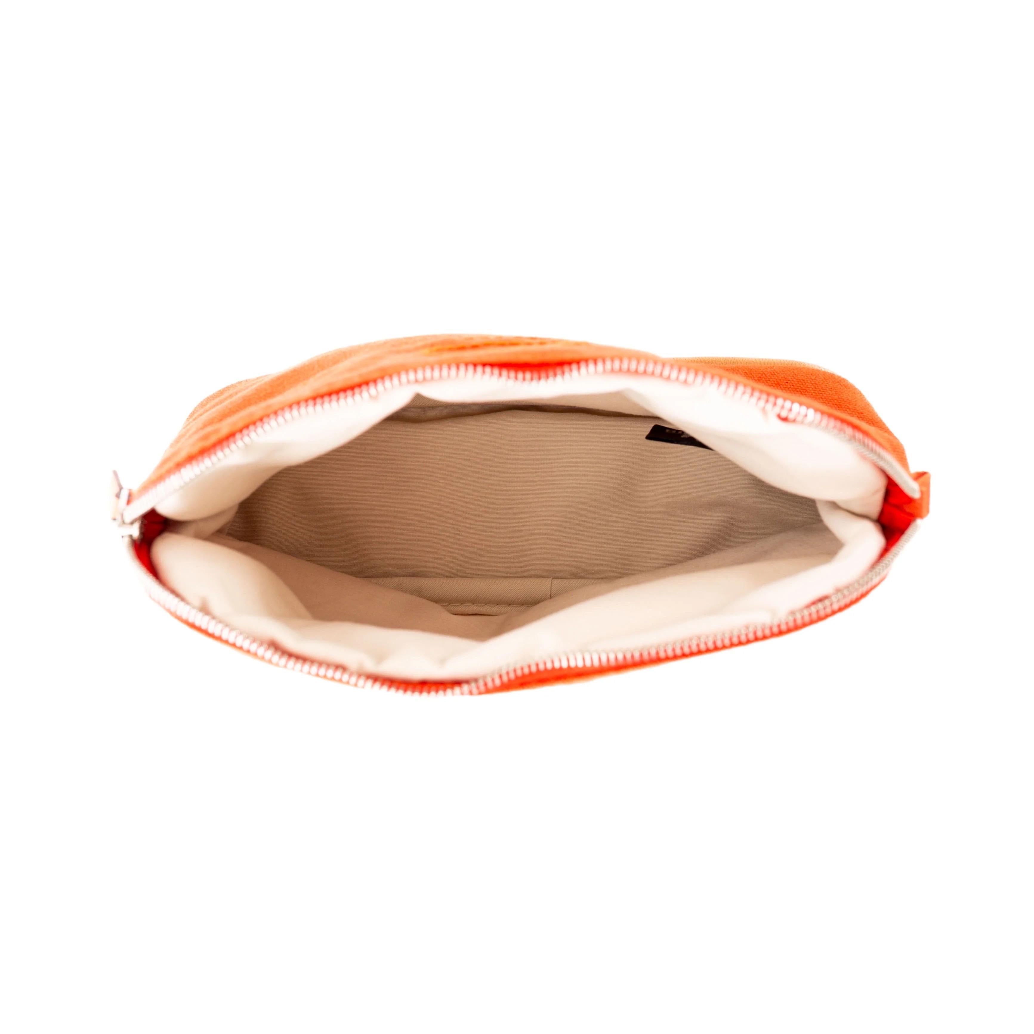 Hermès Orange Cotton Mini Bolide Case 2
