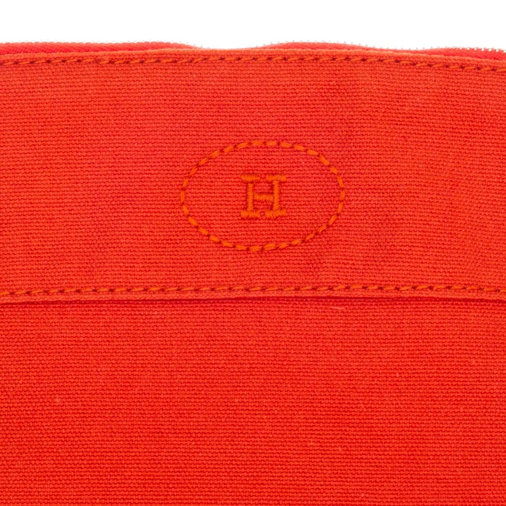 Hermès Orange Cotton Mini Bolide Case 3