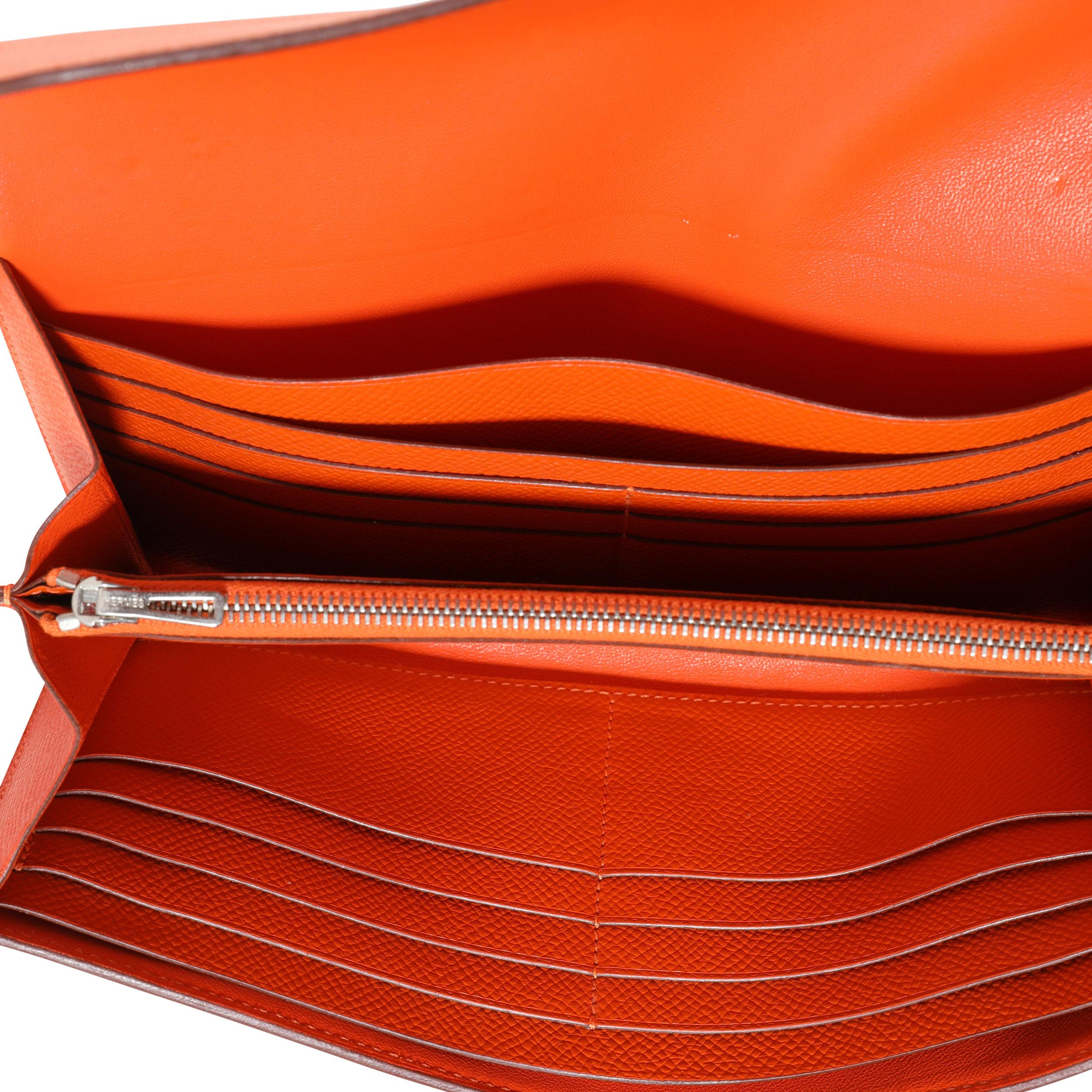 orange hermes wallet