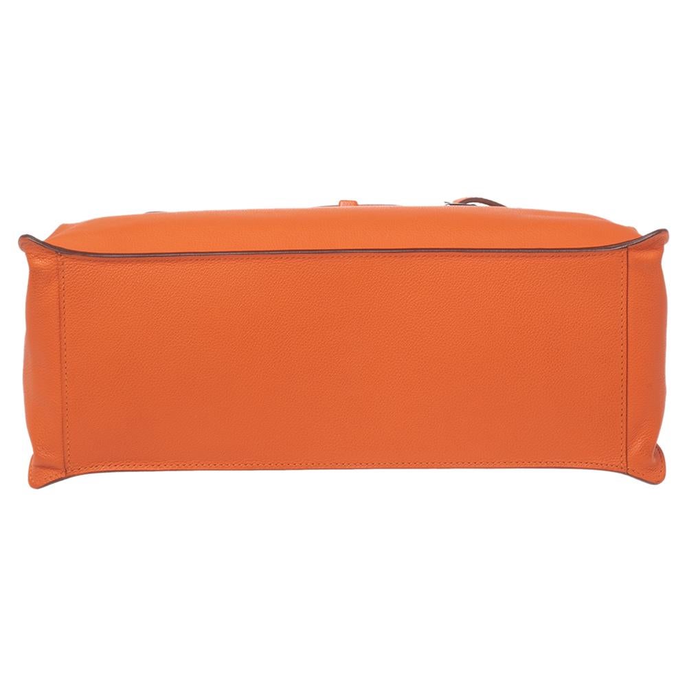 Women's Hermes Orange Evercolor Leather Etribelt Bag