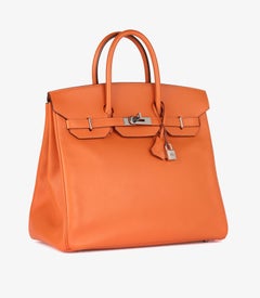Hermès Orange H Epsom Leather Birkin 36cm HAC