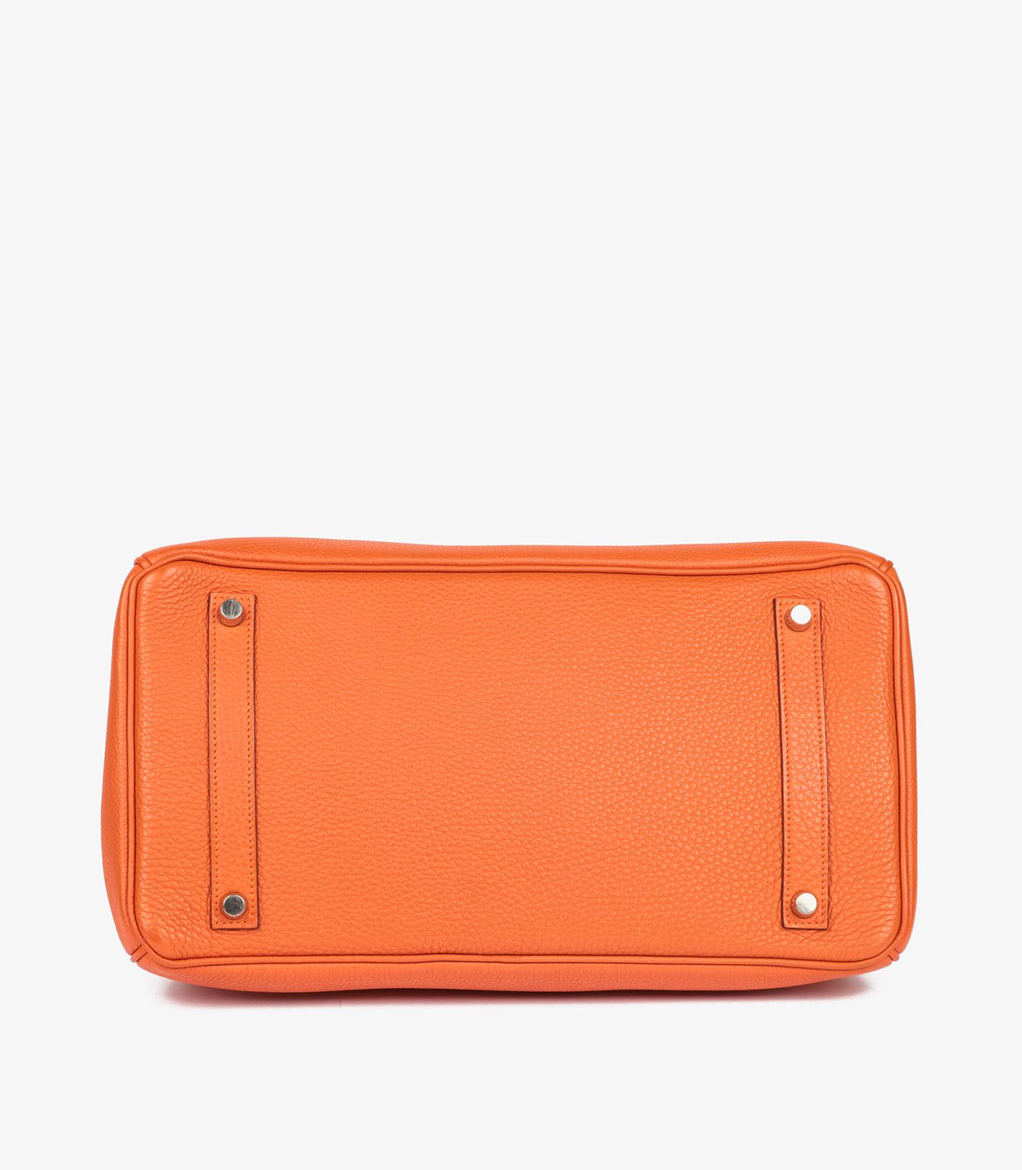 Women's Hermès Orange H Togo Leather Vintage Birkin 35cm
