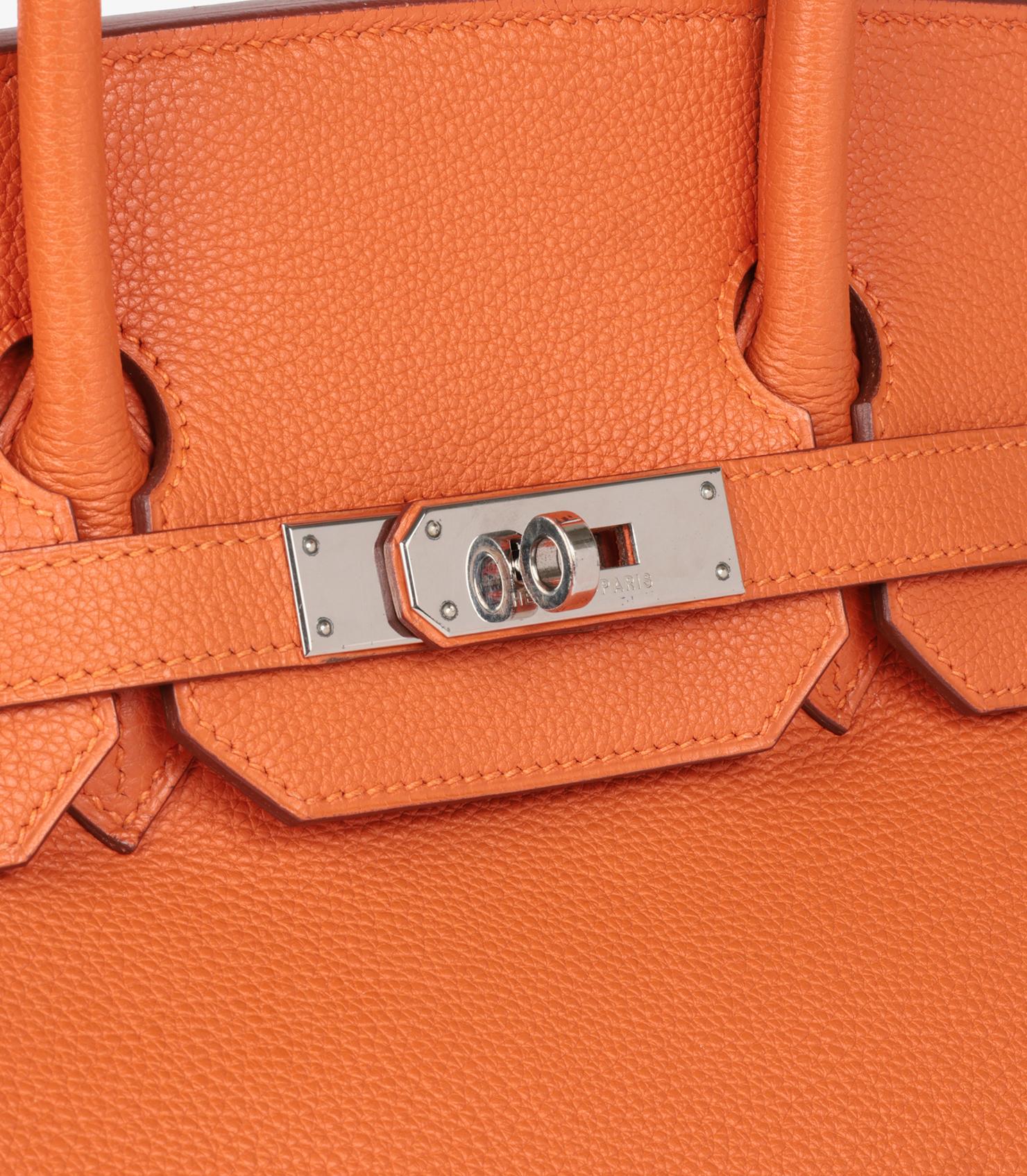 Hermès Orange H Togo Leather Vintage Birkin 35cm 1